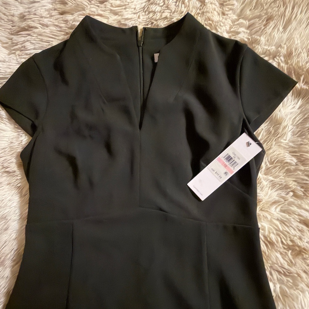 Calvin Klein Black Dress new with tags and free shoes with purchase!